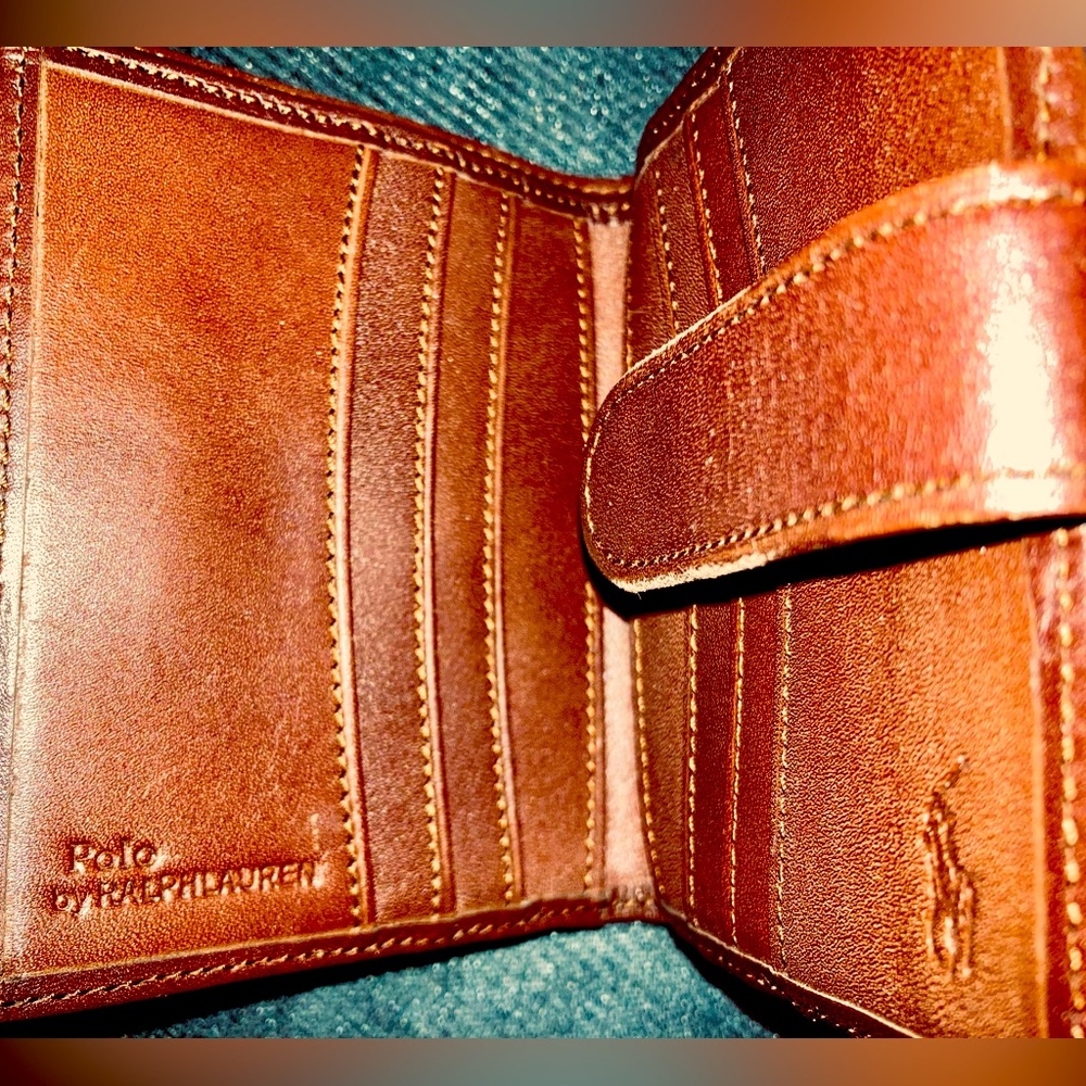 Vintage Ralph Lauren leather tartan wallet - Picture 5 of 6